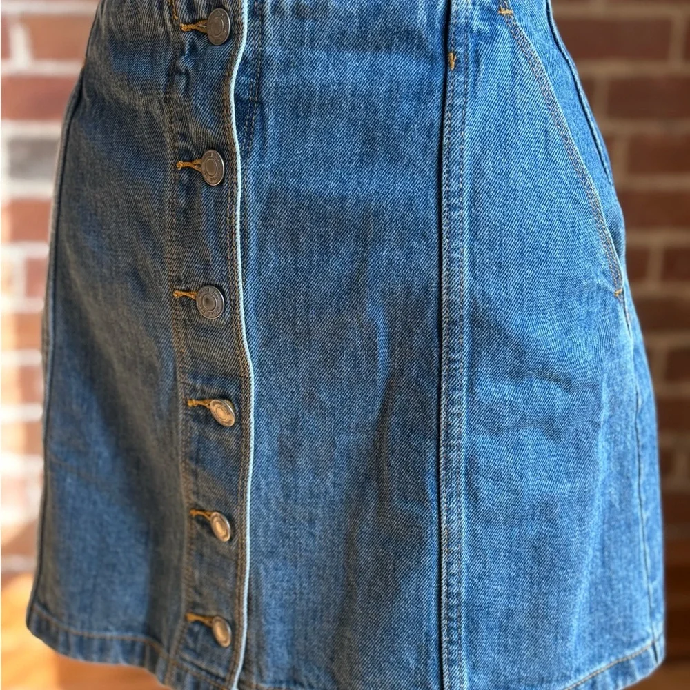 Talula Blue Mini Skirt - Picture 3 of 3